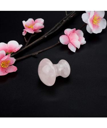 Zerodis Natural Rose Quartz Mushroom Massage Stone - Face & Body Scratch Massager for Relaxation - Buy Online on GoSupps.com