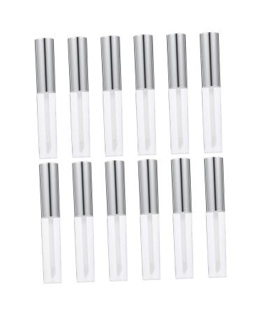 iplusmile 12pi ces Tube Vide De Brillant L vres Contenant De Rangement De Gloss Rond Pour Cosm tiques Liquides Huile L vres Liquide Colorant