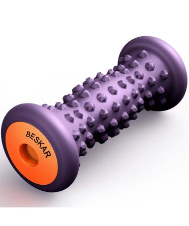 BESKAR Foot massage roller ergonomically designed massage scooters for feet to relieve plantar fasciitis foot growt pain relief from sore muscles grapes