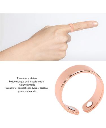 Finger Magnifying Ring for Arthritis Relief - Adjustable Health & Lymphatic Drainage Ring for Men and Women - Fatigue Relief in Elegant Rose Design - Buy Online on GoSupps.com