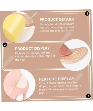 FOMIYES Anti-Wear Heel Liners & Cushions - 3 Sets of Adhesive Heel Inserts for Women | Comfortable Shoe Pads & Heated Hair Rollers - Buy Online on GoSupps.com