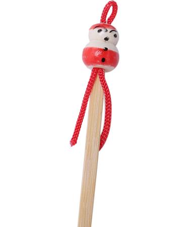 qazaa Bamboo Japanese Doll Ear Wax Pick Spoons Earwax Remover 20pcs - Buy Online on GoSupps.com