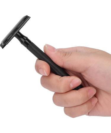 Buy Men's Double-Edged Safety Razor with Long Metal Handle - Manual Safety Razor (Blade Not Included) - Perfect for Smooth Shaving | International Shipping Available - Buy Online on GoSupps.com