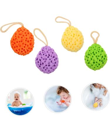 Buy NOLITOY 12 Pcs Natural Sea Bath Sponges - Soft Shower Scrubbers & Bath Balls for Body & Face | International Shipping Available - Buy Online on GoSupps.com