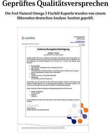 Omega 3 Capsules - 1000mg Fish Oil with EPA & DHA - 365 High-Dose Essentials for Optimal Health - Sustainable & Additive-Free - Annual Supply - Buy Online on GoSupps.com