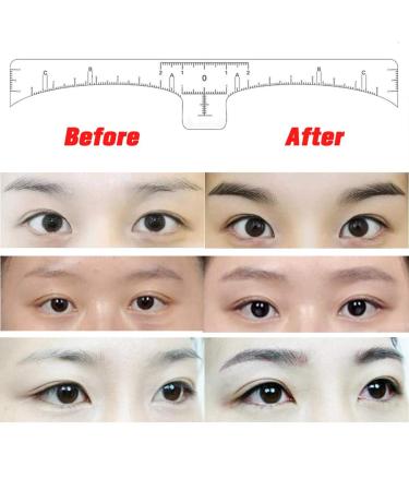 Disposable Eyebrow Ruler Sticker (100Pcs) for Tattoo Makeup - Adhesive Makeup Tool - Buy Online on GoSupps.com