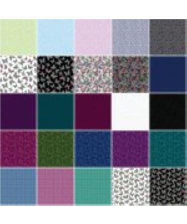 Benartex Alluring Butterflies by Anne Lauer ALB10PK 10" Squares