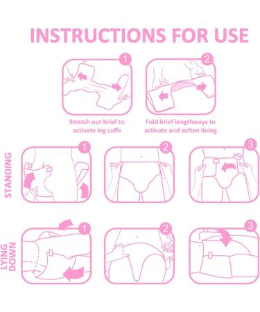 Buy LittleForBig Printed Adult Brief Diapers - ABDL 10 Pack (XL Pink) | Perfect for Adult Baby Lovers - Buy Online on GoSupps.com
