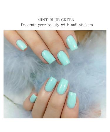 JMEOWIO Light Green Gel Nail Foils - Self-Adhesive Nail Stickers for Stunning Nail Designs | International Shipping Available - Buy Online on GoSupps.com