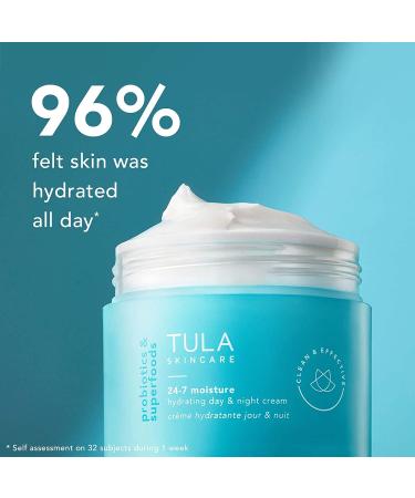 TULA Skin Care 24-7 Moisture Hydrating Day and Night Cream - Ageless Anti-Aging Face Moisturizer with Watermelon and Blueberry Extracts | 1.5 oz - Buy Online on GoSupps.com