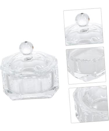 Beavorty Nail Art Crystal Cup Crystal Liquid Nail Dish Nail Glitter Holder Crystal Cup for Nail containers with lids monomer Liquid Bowl Crystal Nail Cup Crystal Glass k5 Nail Pen Manicure - Buy Online on GoSupps.com