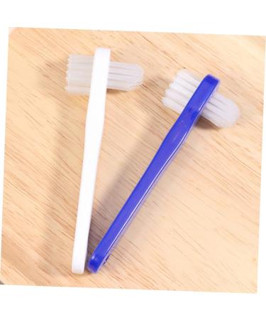 Minkissy 4-Piece Double Head Toothbrush Set for Prostheses Cleaning - Dual-Sided Brush for Artificial Teeth Care - Buy Online on GoSupps.com