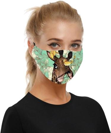 LIEIKIC Washable Face Mask with Motif | Breathable Dustproof Protection for Women & Men - International Shipping Available - Buy Online on GoSupps.com