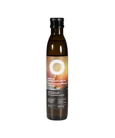 O California Roasted Garlic Olive Oil 250 mL Glass Bottle