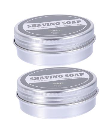 Magiclulu 2 STK Razor soap facial soap for men facial rasur men foam soap.