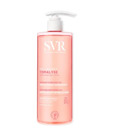 SVR - Topialyse Gel Lavant - Nettoyant doux protecteur anti-dess chement - Pour peaux s ches et sensibles - Glyc rine v g tale Om gas 3-6-9-400 ml 400 ml (Lot de 1)