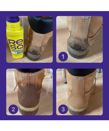 RESQ Stain Remover with Enzymes and Gall (with Brush) - Sneaker Cleaner - Cleans White & Coloured Fabrics 200ml - Buy Online on GoSupps.com