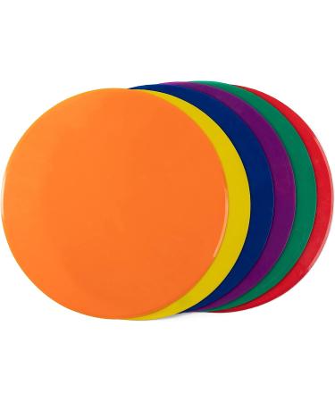 Champion Sports MSPSET Poly Spot Markers - 10-inch Set of 6 for Sports Activities and Social Distancing - Buy Online on GoSupps.com