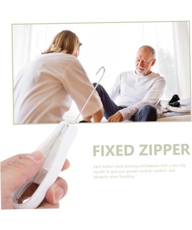 Button Hook Helper Aid Button Assist Tool Hook Dressing Aid Tool White Steel - Buy Online on GoSupps.com