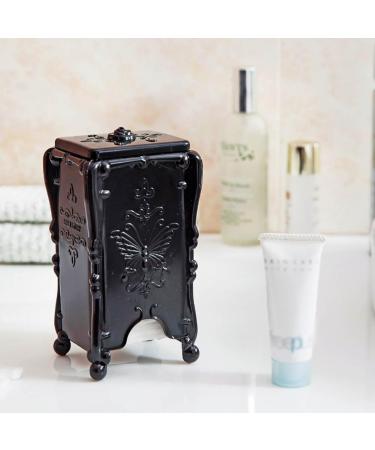 Milopon Wattepad Box - Acrylic Makeup Organizer with Lid for Cotton Pads - Stylish Coffee Storage Solution - Buy Online on GoSupps.com