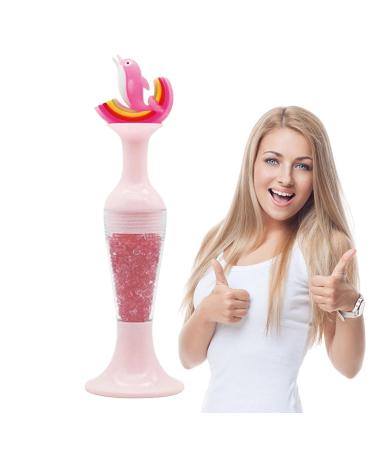 Gem Picker Tool - Precision Gem Dotting Cartoon Wax Pencil for Nail Art - Wax Pencil Crystal Beads Handle for Manicure Nail Art Decoration Nail Art Gem Crystal Pick Up Rhinestone dolphin pink