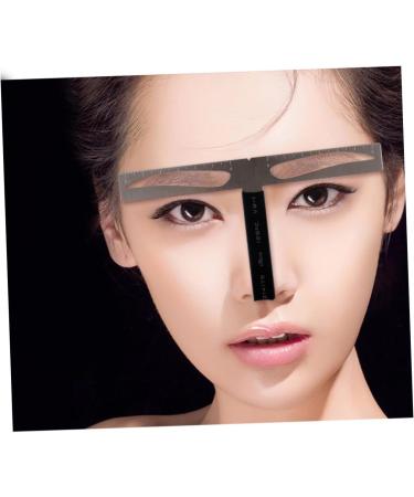 FOMIYES Three-point Eyebrow Ruler Brow Stencils Eyebrow Ruler Stencil Artifact With Box - Buy Online on GoSupps.com