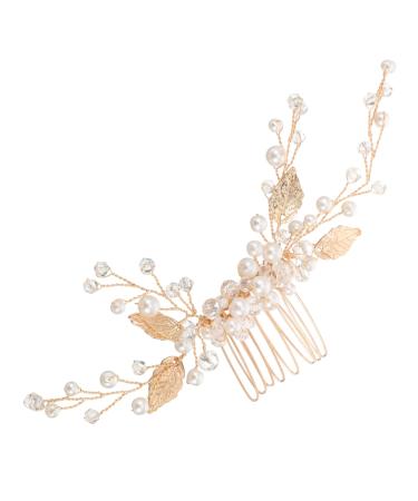 headgear hair accessories for women bridal pearl hair accessories decorative hair combs for women wedding pearl delicate wedding headpiece manual prom hair comb hair accessories