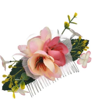 DOITOOL 1pc Hair Barrettes Hair Clip Tiara Bride Comb Hair Comb for Bride Fabric Flower Comb Bridal Hair Comb Flower Hair Comb Wedding Hair Comb Hairpin Headgear Hair Fork - Buy Online on GoSupps.com