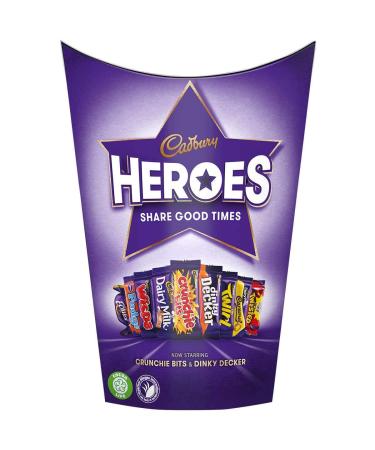 Cadbury - Chocolats Heroes miniature - petite bo te - lot de 6 bo tes de 185 g