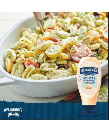 Hellmann's Light Squeezy Mayonnaise- Made with 100% free range eggs - Good source of omega 3 - Suitable for vegetarians - Free from artificial colours flavours and preservatives - 2 x 750ml - Buy Online on GoSupps.com