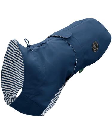 HUNTER dog raincoat Milford with harness and collar opening 40 blue 40 Blue