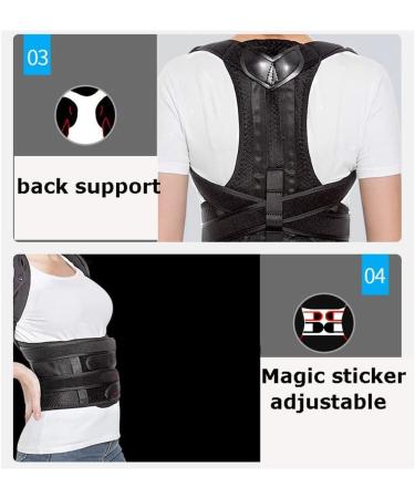KouRy Posture Corrector & Waist Trainer - Adjustable Back Brace for Slouching Clavicle Support Improve Posture (Small) - International Shipping - Buy Online on GoSupps.com