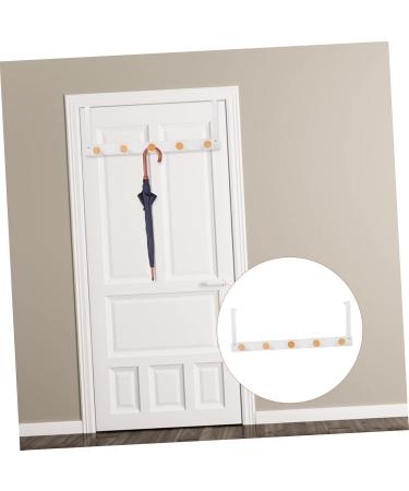 RORPOIR Door Hook Outdoor Towel Rack Towel Hanger Back Door Hanger Nordic Coat Hook Door Back Hook Nail 50X8cm White - Buy Online on GoSupps.com