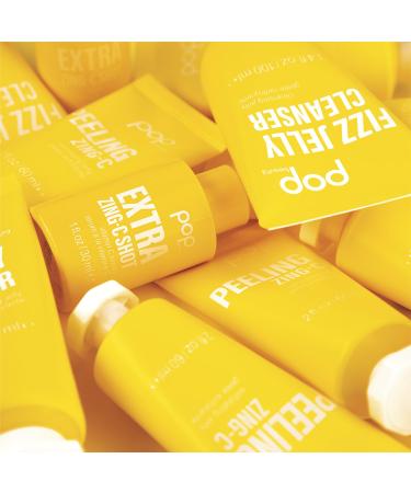 POPBEAUTY Fizz Jelly Cleanser - Textured Face Wash for Cleansing & Brightening | Removes Makeup | 3.4 Fl Oz - Buy Online on GoSupps.com