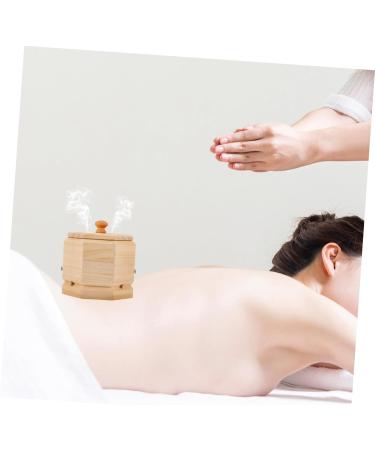 Ultechnovo 3-Piece Moxibustion Box Set | Moxa Massage Device for Pain Relief | Kegel Roll & Mugwort Stick Burner | 12.5x12cm - International Shipping Available - Buy Online on GoSupps.com