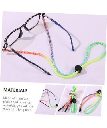 FRCOLOR 9 STK Adjustable Anti-Lost Rope Hat Band & Glasses Holder | Retro Snap Lens Mask Hookers for Caps & Face Masks | International Shipping Available - Buy Online on GoSupps.com
