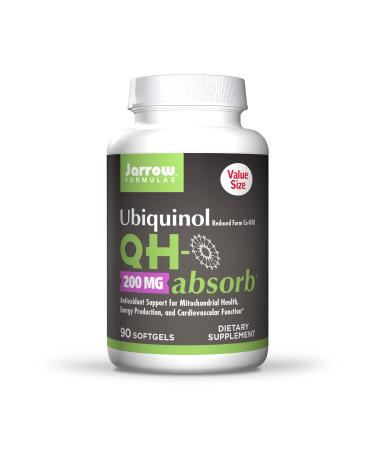 Jarrow Formulas Ubiquinol QH-Absorb 200 mg 90 Softgels
