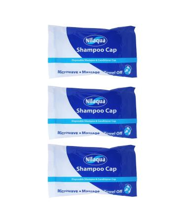 Nilaqua Rinse Free Shampoo Cap Easy Hair Washing With No Shower Required Dry Shampoo Leaves Hair Fresh and Clean Shampoo Caps No Rinse for Elderly Packaging May Vary Microwavable 3 Pack Pack of 3 - Buy Online on GoSupps.com
