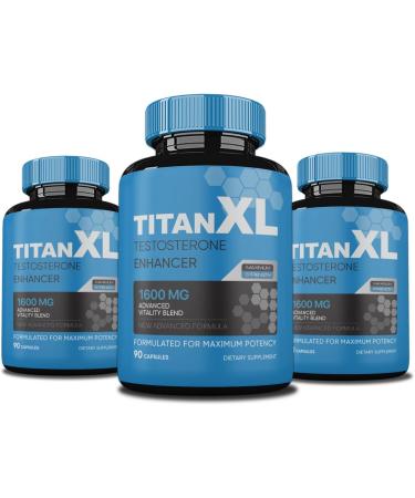 (3 Pack) Titan XL Supplement Advanced Formula Titan XL Pills for Men 270 Count