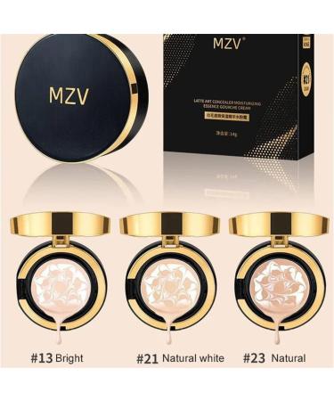MZV Concealer Cushion Tricolor Latte with Water Pearl Lightening Cushion Concealer Moisturizing Long Lasting (23# Natural) - Buy Online on GoSupps.com