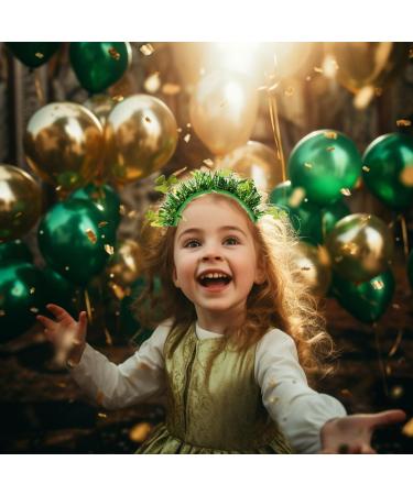 St. Patrick'S Day Green Hat Hair Clips Wristband Bow Tie Irish Day Party Supplies Accessories Hairpin for Women Girl Boy - Buy Online on GoSupps.com