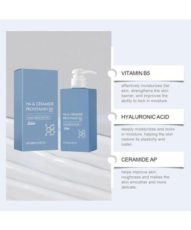 Ha & Ceramide Provitamin B5 Body Lotion Repair Body Lotion Vitamin B5 Moisturizing Body Lotion Body Milk Nourishing Brightening And Moisturizing 100g - Buy Online on GoSupps.com