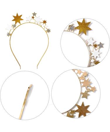 1 Piece Star Headband Colorful Headband Glitter Star Headband Party Headwear Glitter Hair Accessories Women's Hair Accessories Suitable for Birthdays Parties Weddings - Buy Online on GoSupps.com