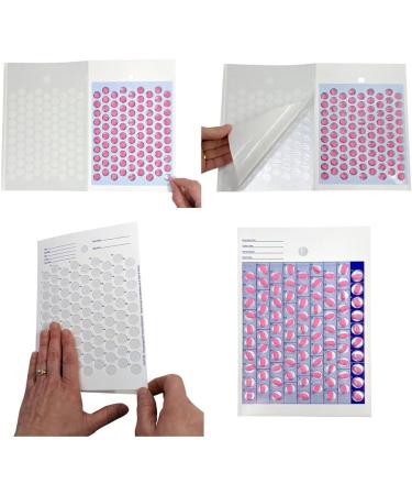 90 Day Cold Seal Pill Blister Cards - Disposable Easy Blister Packs for Medications & Vitamins | Pack of 12 for Camps & Caregivers - Buy Online on GoSupps.com