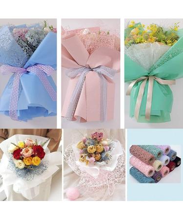 Jacquard Net Mesh Floral Wrapping Paper Roll - Light Purple (19.7in x 180in) - Buy Online on GoSupps.com