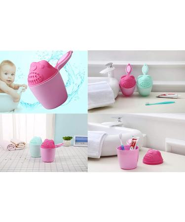 Baby Rinse Cup - Rinse Shampoo Rinser for Infant Bath Time (Bear-Pink) - Buy Online on GoSupps.com