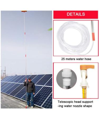 Photovoltaic Panel Cleaning/Window Clean 5.9M Water Fed Telescopic Brush/Extendable Cleaner Conservatory Roof Cleaning Tools - Buy Online on GoSupps.com