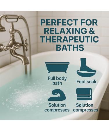 Epsom Sel de bain 1 kg de sulfate de magn sium de qualit pharmaceutique dans un seau - 100 % pur sel naturel - Bain de pieds - Soin de la peau - Bain de relaxation (1000 g) - Buy Online on GoSupps.com