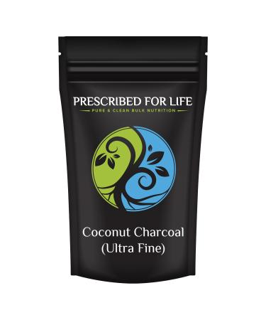 Prescribed For Life Activated Charcoal Powder Coconut Shell Charcoal Ultra Fine Husk Food Grade Powder (2.5lb)