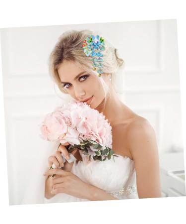 Angoily Tassel Bell Hair Accessory Retro Decor Bride Headdress Bunny Clips Tassel Hair Clips Chinese Hair Hand Decor Hair Accesories Hair Accessory for Women Kimono Miss Accessories Cloth - Buy Online on GoSupps.com